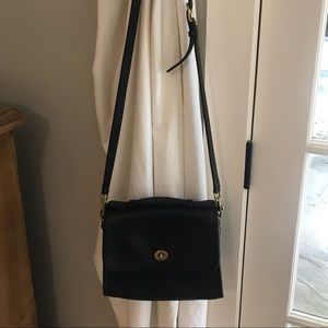 Vintage coach 9870 court bag black